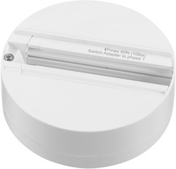 PRX Monopoint voor 3-fase adaptor wit