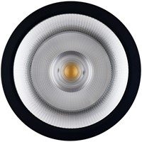 Pragmalux LED opbouw downlight Relio IP65 facet reflector zwart 20W 1800-2000lm 2700K-3000K-4000K 3-CCT CRI>90 UGR<19 60D Ø160x110mm-1