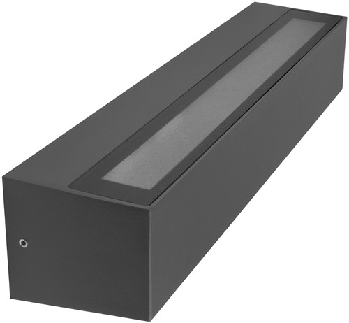 Pragmalux LED Gevelarmatuur Rocq-L Up/Down IP65 C4 18W 1400-1800lm 2200-2700-3000-4000K 4CCT CRI>80 Grafiet grijs RAL7024-3
