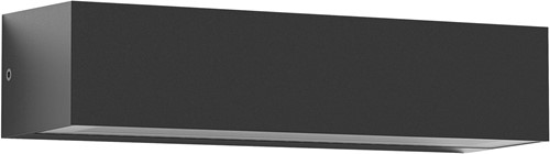 Pragmalux LED Gevelarmatuur Rocq-M Up/Down IP65 C4 11W 850-1150lm 2200-2700-3000-4000K 4CCT CRI>80 Grafiet grijs RAL7024 fase dimbaar