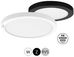 Pragmalux In/Opbouw Downlight LUNA G2 - PIR Sensor