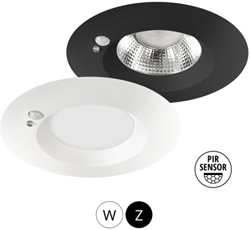 Pragmalux Downlight Mondial IP54 3-CCT PIR Sensor