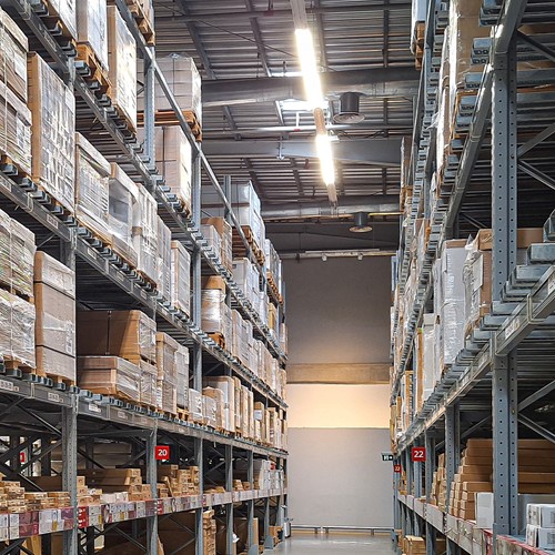 Pragmalux LED Batten Lumea IP44 Prisma 120cm 23-39W 3250-5770lm 3000-4000K 2-CCT (2x36W) wit  5x2,5mm doorvoerbedrading + bewegingssensor & noodmodule zelftest 1uur-8