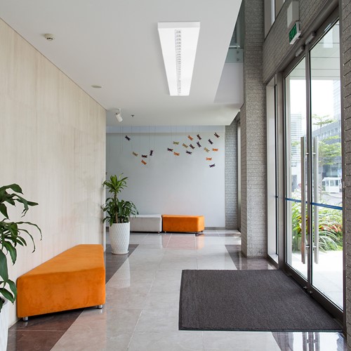 Pragmalux LED Opbouwarmatuur Optic matte reflector 200x1570mm 38-50W 4900-6650lm 3000K-3500K-4000K 3CCT CRI>90 UGR<16 wit RAL9003 + Osram driver-2