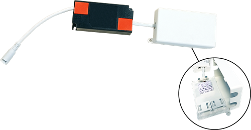 Pragmalux LED Paneel 30x60cm Sigma G2 Zwart IP44 9-20W 3000K-4000K 2-CCT 1050-2500lm UGR<19 +Driver incl. GST18i3 (2x14W)-7