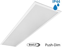 Pragmalux LED Paneel 30x120cm Sigma G2 IP44 38W 3000K-4000K 2-CCT 5000-5100lm UGR<19 +TCI DALI Driver(2x28W)