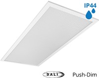 Pragmalux LED Paneel 30x60cm Sigma G2 IP44 20W 3000K-4000K 2-CCT 2400-2500lm UGR<19 +TCI DALI Driver (2x14W)