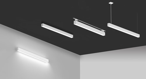 Pragmalux Skyline 1,5m DALI2 12,5-39,5W 1750-5750lm 2CCT 3000-4000K met uplight 10,5W 1350lm opaal wit RAL9016-7