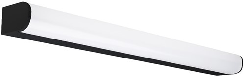 Pragmalux LED Spiegelarmatuur Softshine IP44 IK06 900mm 20W 2500-2650lm 2700K-3000K-4000K 3-CCT zwart RAL9005
