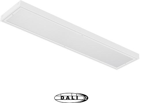 Pragmalux LED Balvast Sporthalarmatuur Sparta UGR IK10 60-150W 3CCT 3000-4000-6000K 9500-25000lm DALI wit RAL9003
