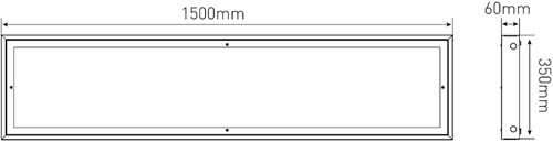 Pragmalux LED Balvast Sporthalarmatuur Sparta UGR IK10 60-150W 3CCT 3000-4000-6000K 9500-25000lm DALI wit RAL9003-4