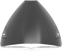 Pragmalux LED Gevelarmatuur Squalo mini IP65 IK10 7-12W 900-1650lm 2CCT 3000K-4000K Symmetrisch Antraciet RAL7016 + Daglichtsensor-1