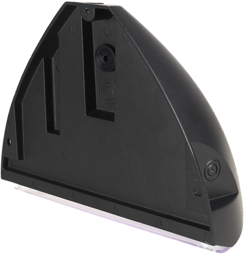 Pragmalux LED Gevelarmatuur Squalo mini IP65 IK10 7-12W 900-1650lm 2CCT 3000K-4000K Symmetrisch Zwart RAL9005 + Daglichtsensor-3