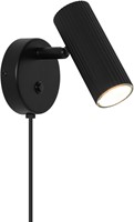 DLC Decoratieve Wandlamp Vigo Zwart Incl. GU10 Fitting USB-C Poort