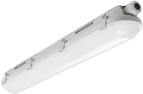 Pragmalux LED TL Waterdicht Armatuur Essence Classic G3 IP66 60cm 11-19W 1400-2450lm 3CCT 3000-4000-6500K 3x2,5mm Dvb (2x18W)+ Bewegingssensor