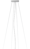 Pragmalux LED Opbouw-/pendelarmatuur Zalo 480mm & 600mm Pendelset Wit