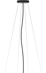 Pragmalux LED Opbouw-/pendelarmatuur Zalo 1200mm Pendelset Zwart