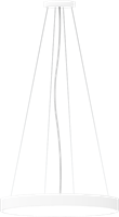 Pragmalux LED Opbouw-/pendelarmatuur Zalo 600mm 57W 3000K/3500K/4000K 5220lm/5540lm/5575lm Wit - DALI-6