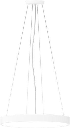 Pragmalux LED Opbouw-/pendelarmatuur Zalo 600mm 57W 3000K/3500K/4000K 5220lm/5540lm/5575lm Wit - DALI-6